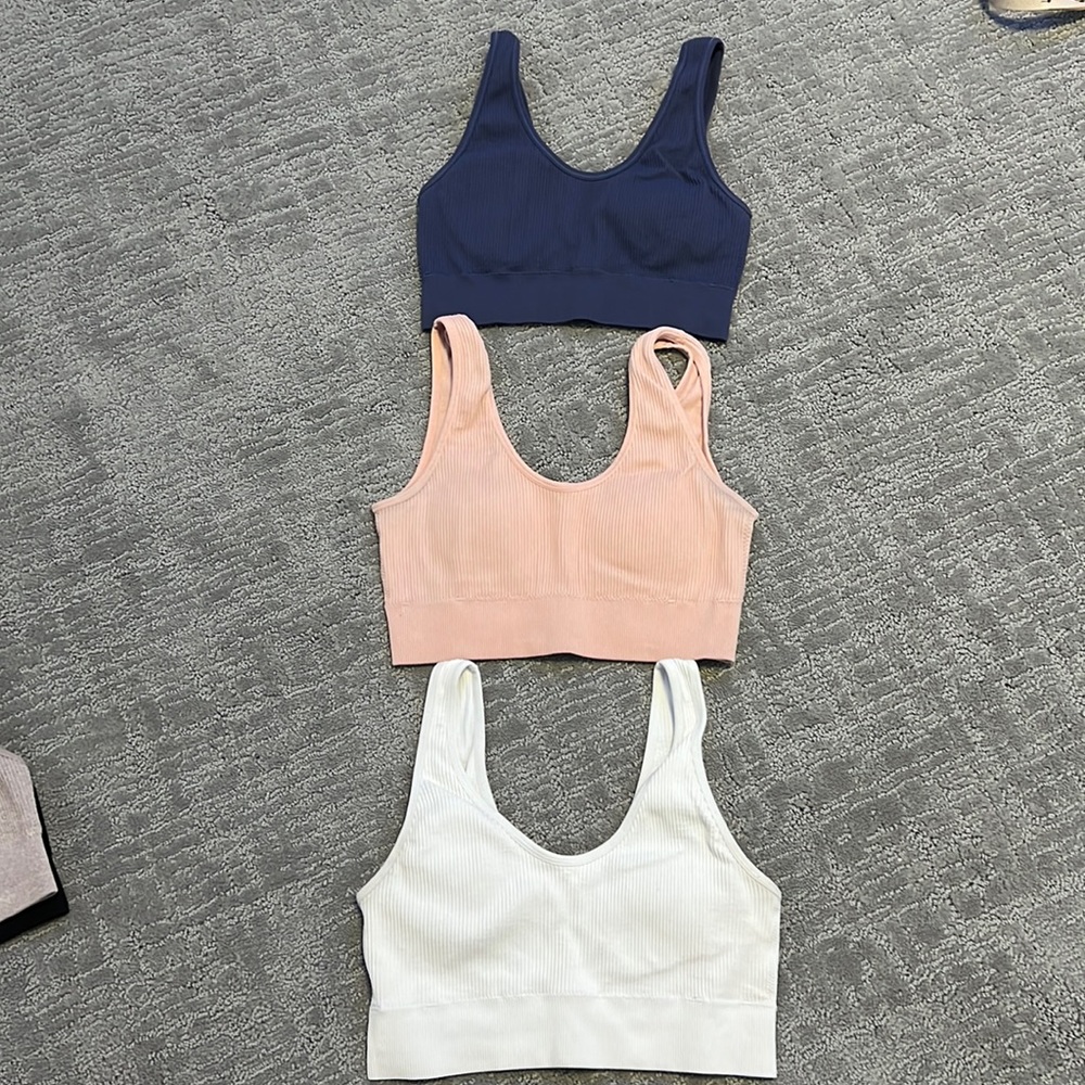 Selling these three are a bras as a set.